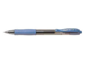 Gelschreiber „G-2“, himmelblau, 0,32 mm, Druckmechanik, PILOT
